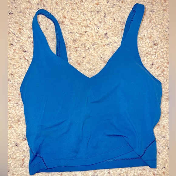 lululemon athletica Tops - 🧘‍♀️LULULEMON🧘‍♀️ Blue Borealis Cropped Align Tank
